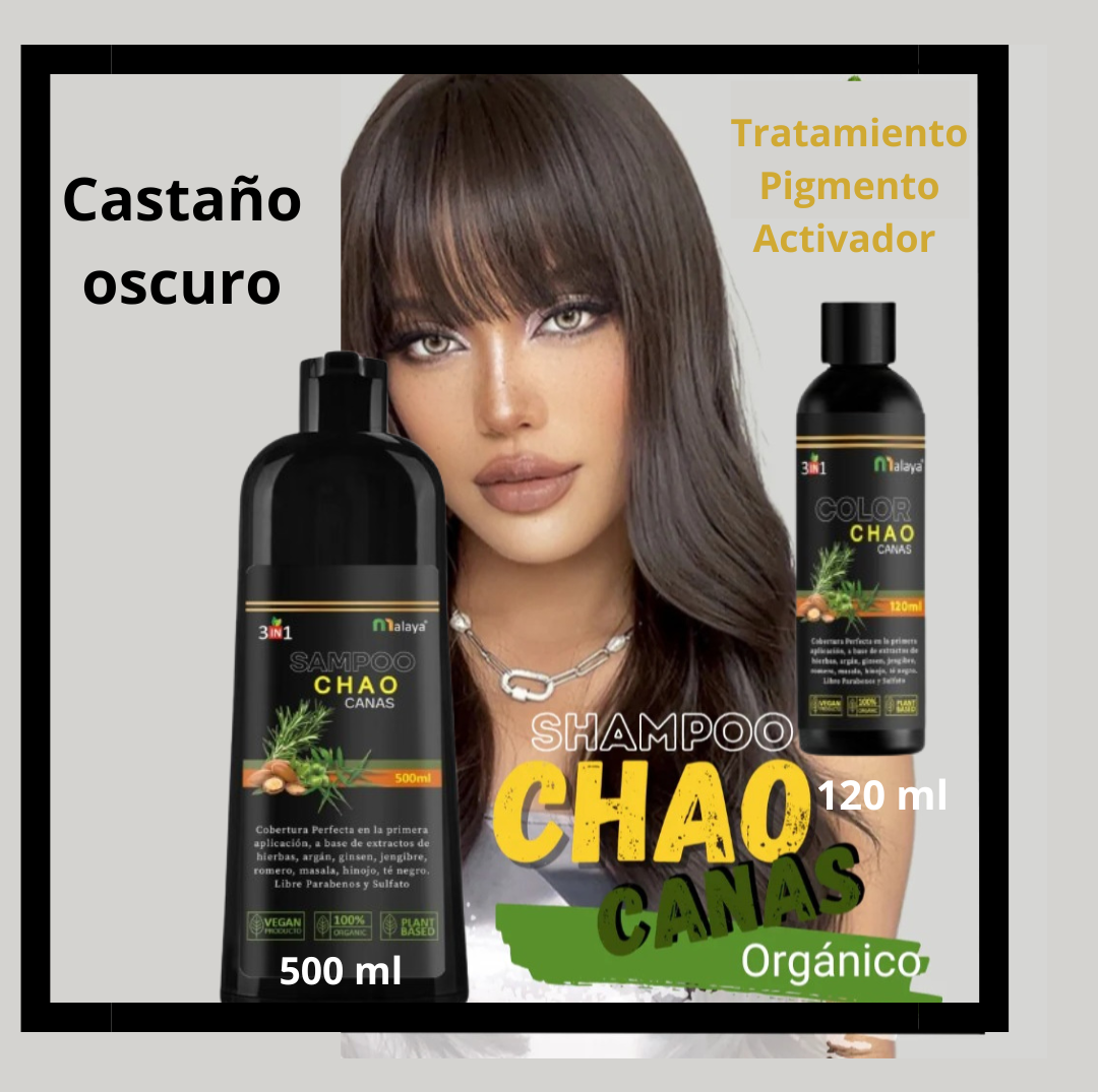 Shampoo Chao Canas 3 en 1 +Tratamiento + Envio Gratis