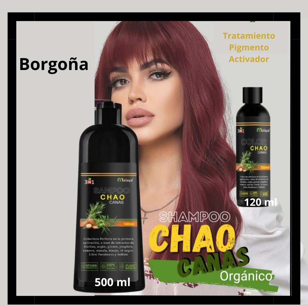 Shampoo Chao Canas 3 en 1 +Tratamiento + Envio Gratis