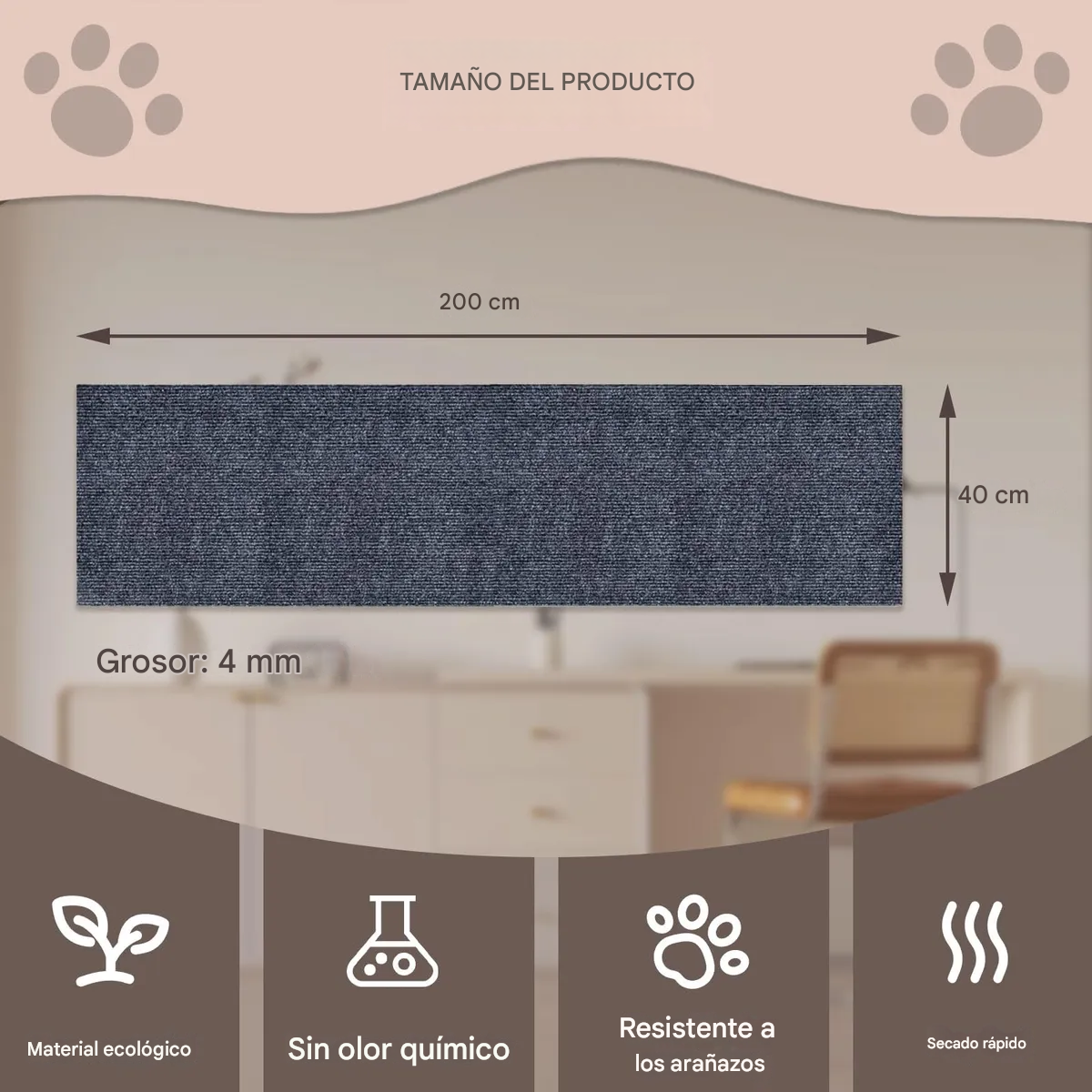 Alfombra Resistente A Los Aranazos