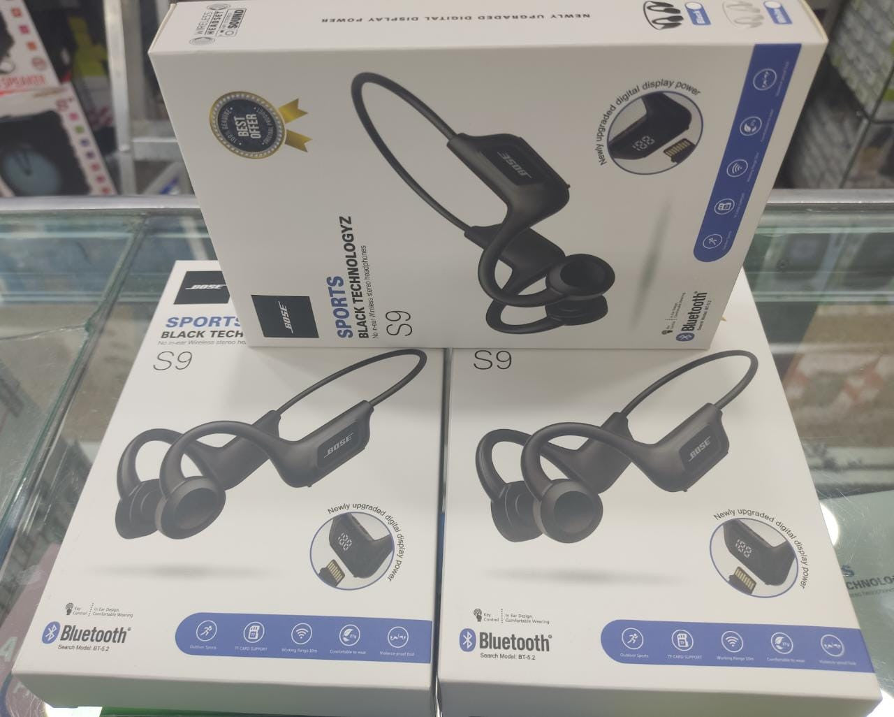 SOUNDLUX™ 🎧✨🔊 Audífonos Auriculares Conducción Ósea S9