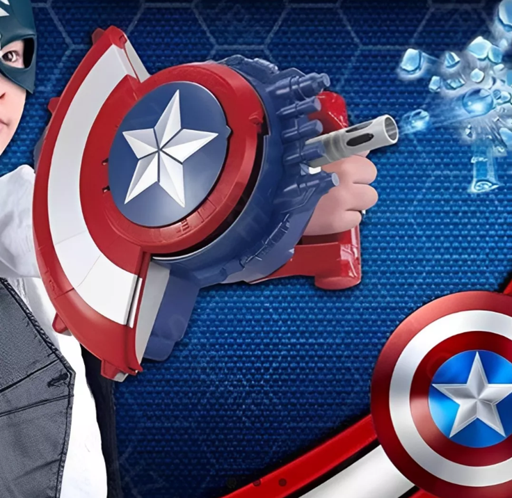 Escudo Capitan America Lanzador Bola Hid