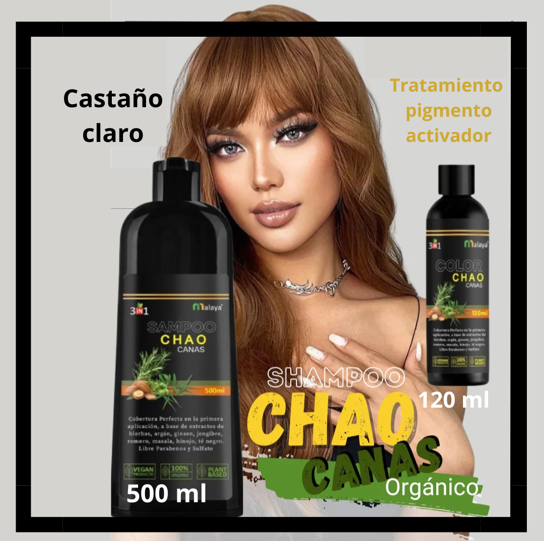 Shampoo Chao Canas 3 en 1 +Tratamiento + Envio Gratis
