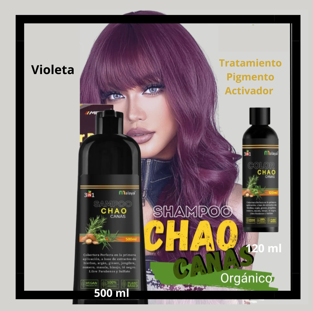 Shampoo Chao Canas 3 en 1 +Tratamiento + Envio Gratis