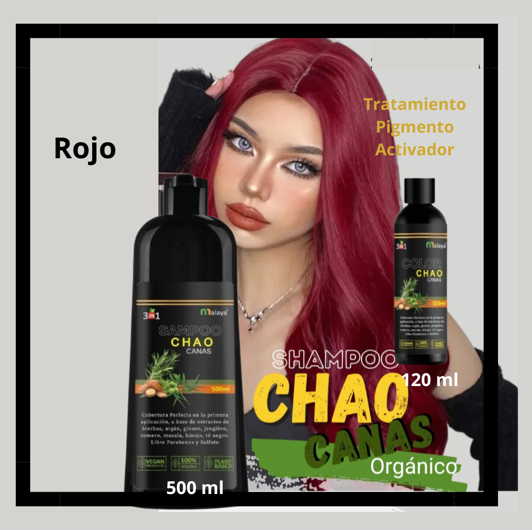 Shampoo Chao Canas 3 en 1 +Tratamiento + Envio Gratis