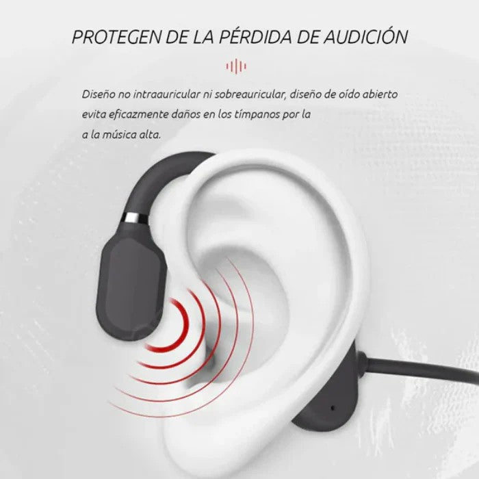 SOUNDLUX™ 🎧✨🔊 Audífonos Auriculares Conducción Ósea S9