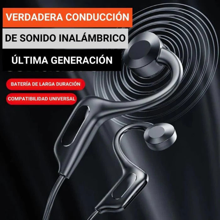 SOUNDLUX™ 🎧✨🔊 Audífonos Auriculares Conducción Ósea S9