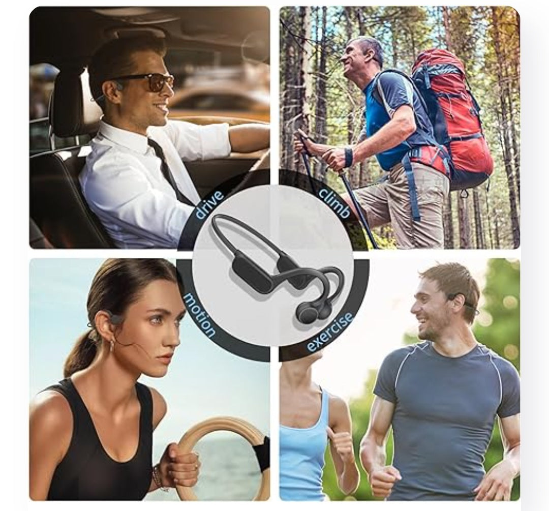 SOUNDLUX™ 🎧✨🔊 Audífonos Auriculares Conducción Ósea S9