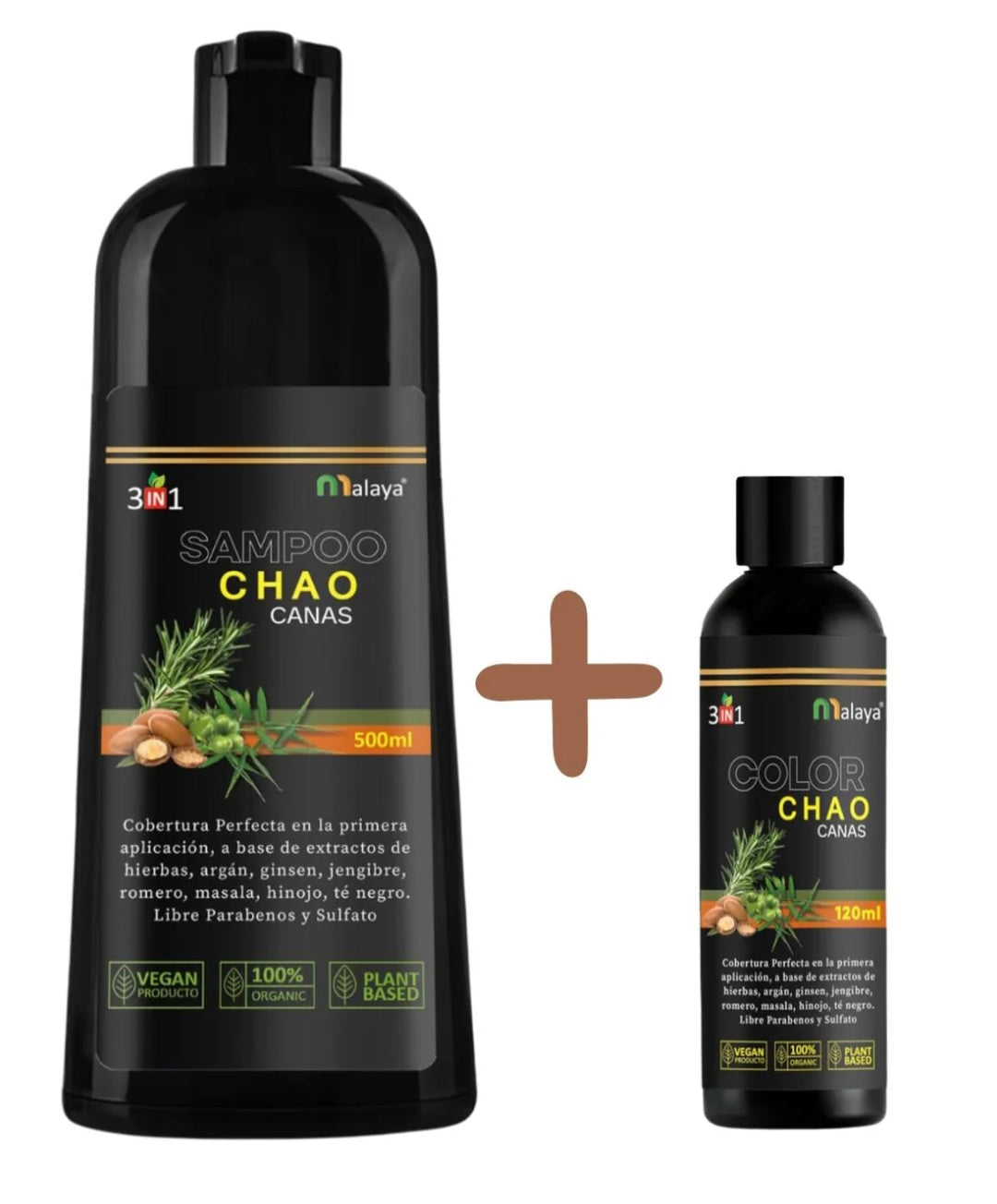 Shampoo Chao Canas 3 en 1 +Tratamiento + Envio Gratis