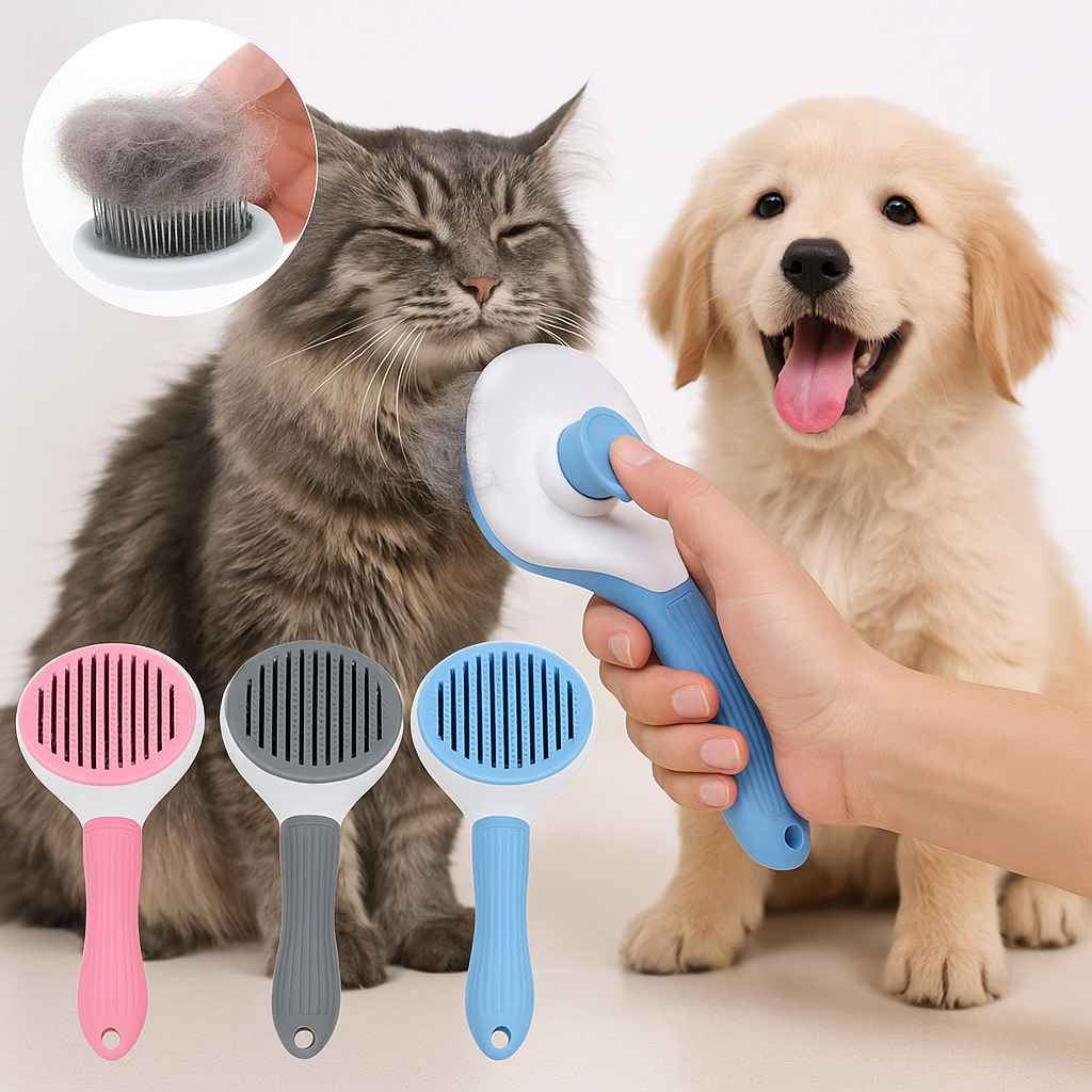 Cepillo Pet para Perros y Gatos